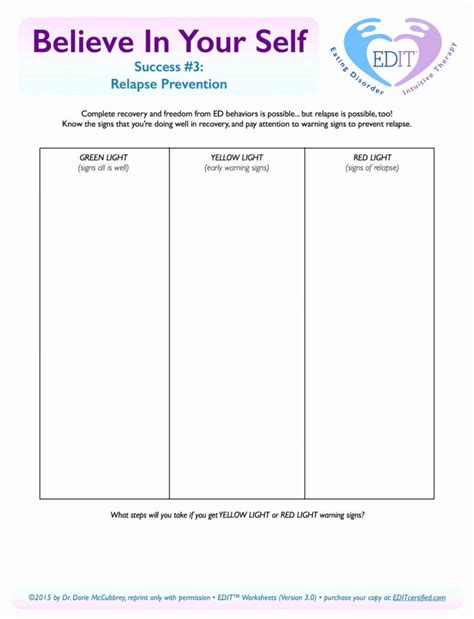 Stages Of Relapse Worksheet Signs Of A Relapse How To Track