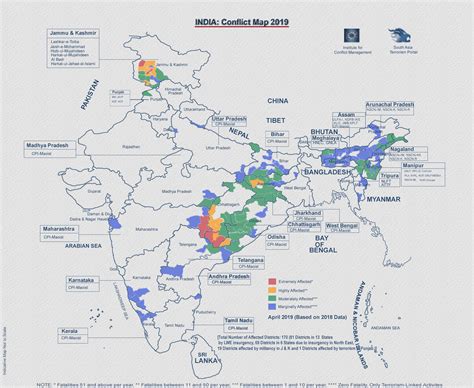 Conflict Map, India