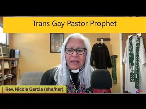 Trans Gay Pastor Prophet ELCA LGBTQ RAN Unashamed Of Jesus