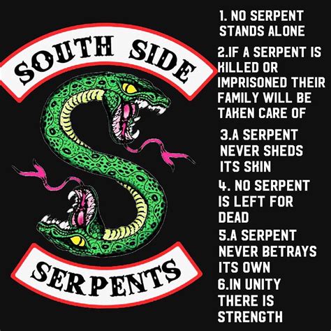 Serpents Logo Moter Cycle Gang Riverdale Southside Serpents HD