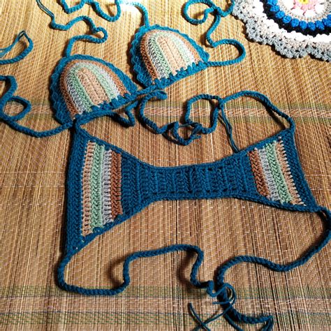 Hand Crochet Bathing Suit Crochet Bikini Set Women Crochet Etsy