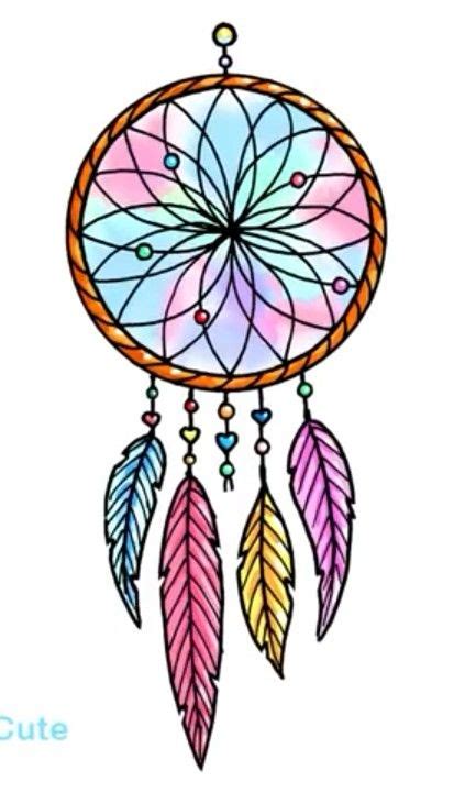 Cute Easy Dream Catcher Drawings