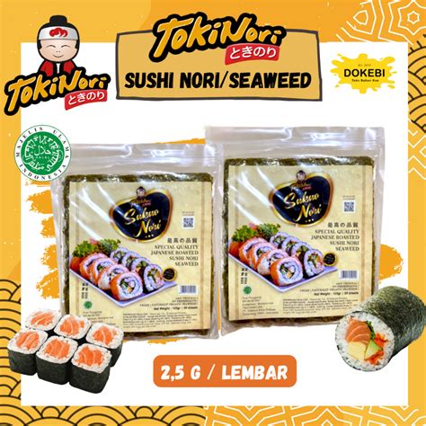 Jual Sushi Nori Java Super Food Sheet Gold Lembar Sushi Roasted