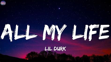 Lil Durk All My Life Lyric Video Mix Lyrics 2023 Youtube