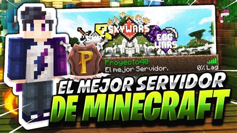 😱el Mejor Servidor De Skywars Para Todo Minecraft Skywars Rush 😱