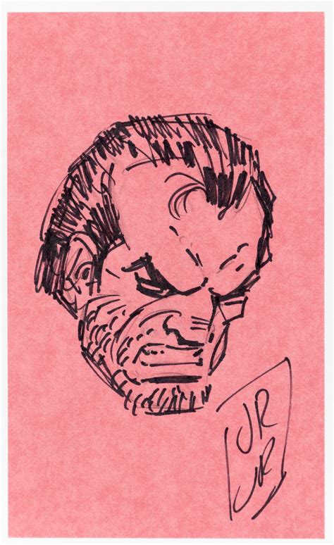 Hake's - JOHN ROMITA JR. ORIGINAL ART HEAD SKETCH OF PUNISHER.