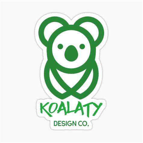 Koalaty Design Co Koala Bear Sticker By Brooklyntheory Redbubble