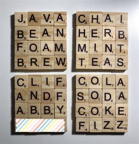 Diy Scrabble Coasters Scrabble Letter Crafts Scrabble Tile Crafts