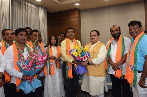 photographs bjp working president shri jp nadda inaugurating