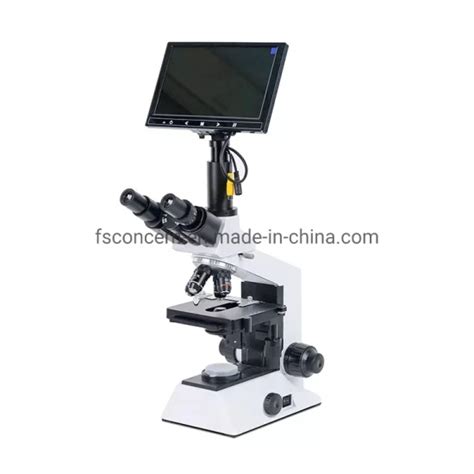 Lcd Screen Display Laboratory Digital Biological Microscope Video