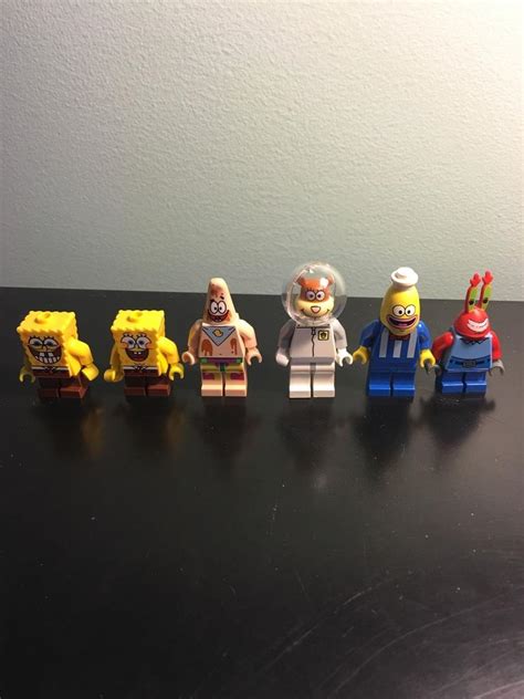 Spongebob Lego Minifigure Minifig Patrick Spongebob Mrkrabs 1822052718