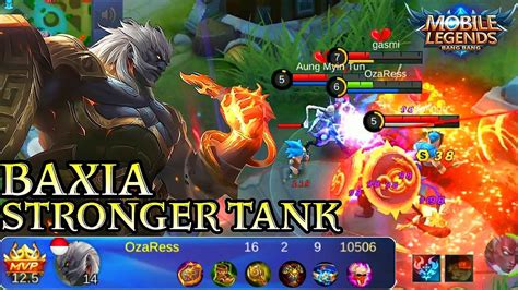 Baxia Build And Skill Combo Mobile Legends Bang Bang Youtube