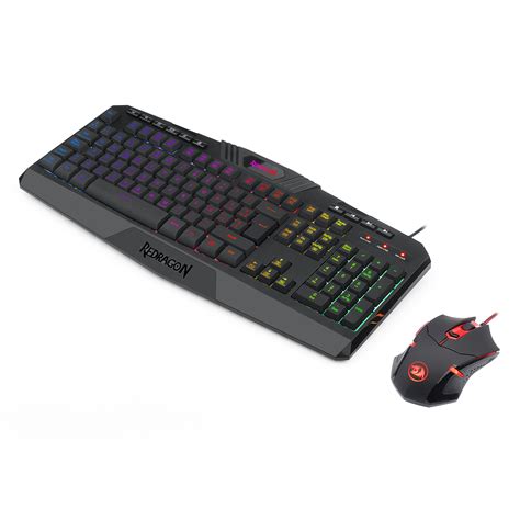 Combo Gamer Redragon S Rgb Teclado K Mouse M Avantech