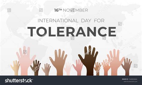 International Day Tolerance Background Illustration เวกเตอร์สต็อก