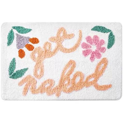 Get Naked Alfombra De Baño De Microfibra Gruesa Y Suav Cuotas sin interés