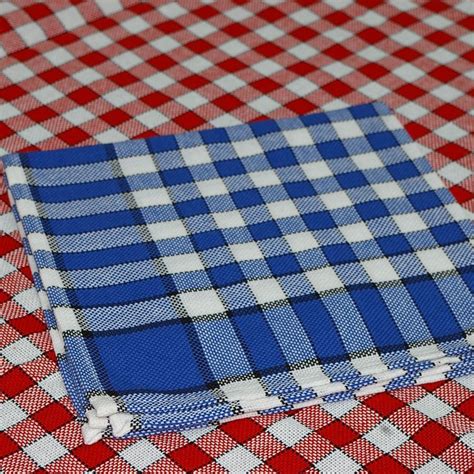 Carreaux Normands Nappe Carreaux Blancs Et Bleus Rectangle