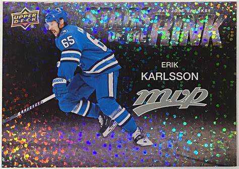 Erik Karlsson Upper Deck Mvp Hockey San Jose Sharks Stars Of