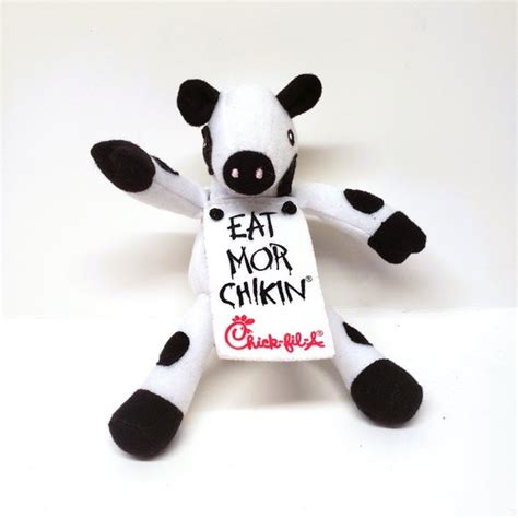 Chick Fil A Toys Chickfila Cow Eat Mor Chikin More Chicken Plush 6