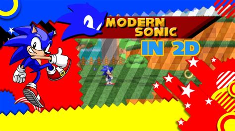 2d Modern Sonic Is Back Srb2 Mods This Looks Like Sonic Rush Youtube