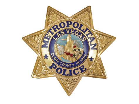 Las Vegas Police Badge Clipart Emblem Free Png