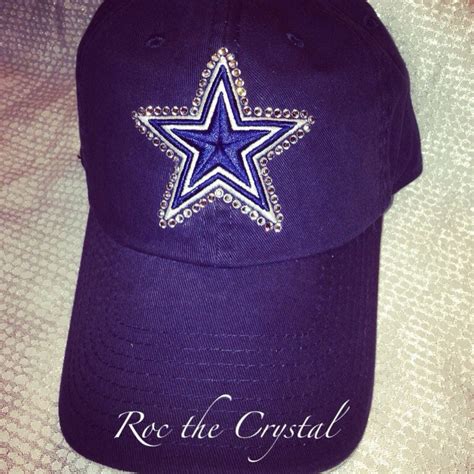 Dallas Cowboys Swarovski bling hat | Etsy