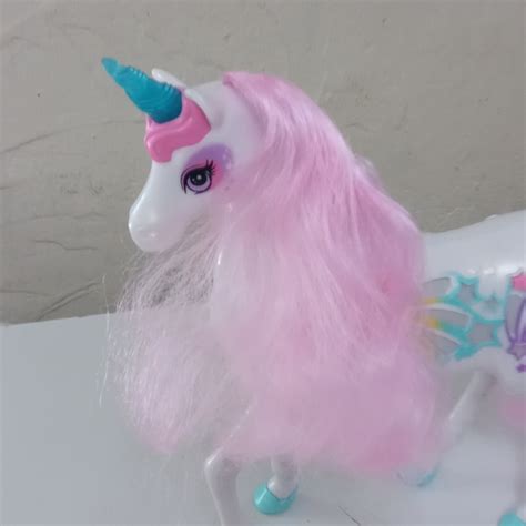 Barbie Toys Barbie Dreamtopia Brush N Sparkle Unicorn With Lights