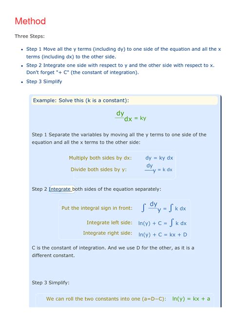 Solution Separation Of Variables Reviewer Studypool