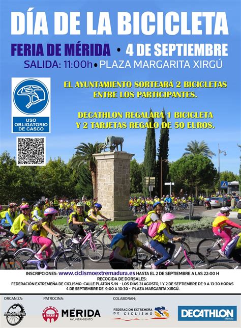 Día de la Bicicleta 2022 Ayuntamiento de Mérida