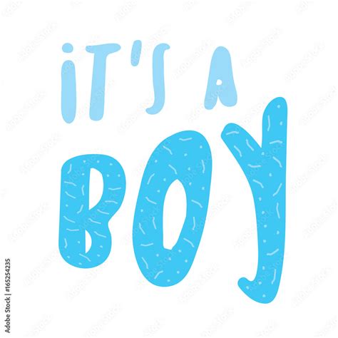 It's a boy! banner Stock Vector | Adobe Stock