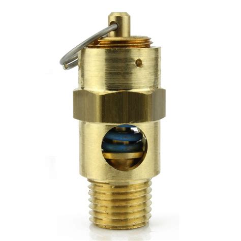 Brass Soft Seat Asme Safety Valve 225 Psi Set Pressure 1 4 Male Npt