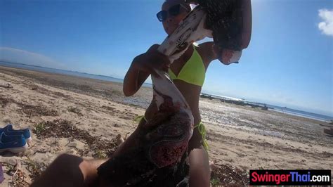 Beach Fuck In Public With Thai GF FAPCAT