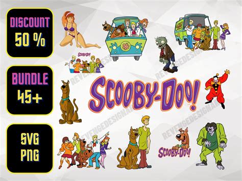 45 Scooby Doo Bundle Scooby Doo Svg Scooby Doo Silhouette Etsy