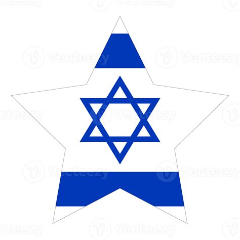 Israel Flag. Flag of Israel in design shape 25862815 PNG