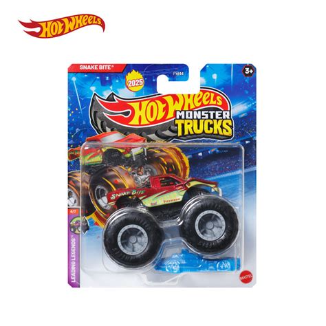 Jual Hot Wheels Monster Trucks HWMT Live Snake Bite Mainan Mobil Balap Shopee Indonesia