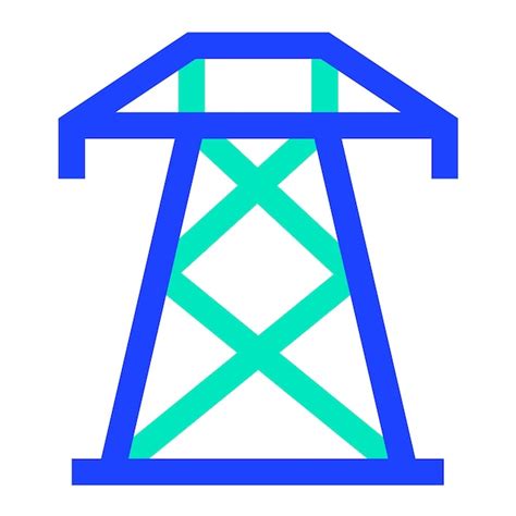 Premium Vector Electric Tower Vector Icon Design Illustration