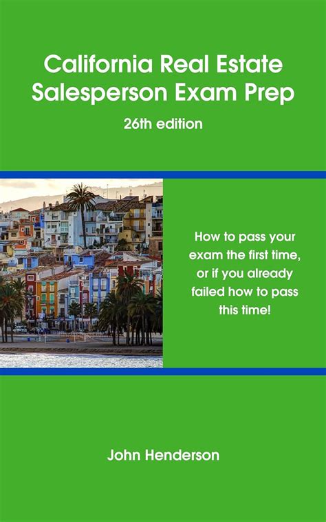 Amazon California Real Estate Salesperson Exam Prep 26th Edition