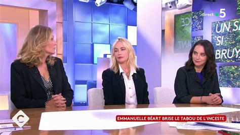 Emmanuelle Béart évoque l inceste dont elle a été victime entre ses 10