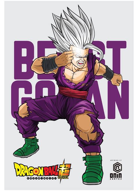 Beast Gohan DBS Super Hero fan art | Dragon ball super, Gohan, Beast