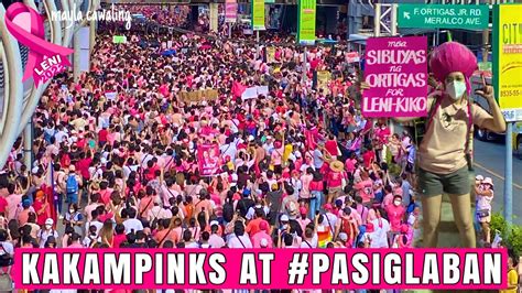 Kakampinks At Pasiglaban Grand Rally Leni Kiko Inikot Ko Yung