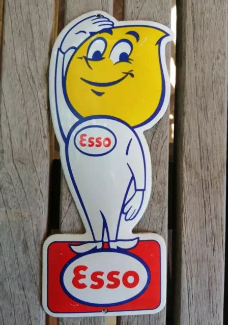 Ancienne Publicit Esso En T Le Maill E Goutte D Huile Eur