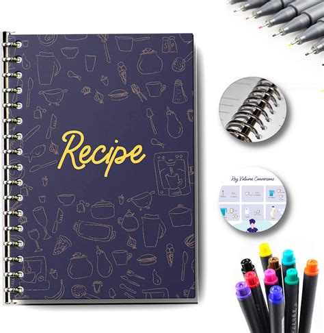 Amazon Recipe Book For Own Recipes Pen Pack With Recipe Book To