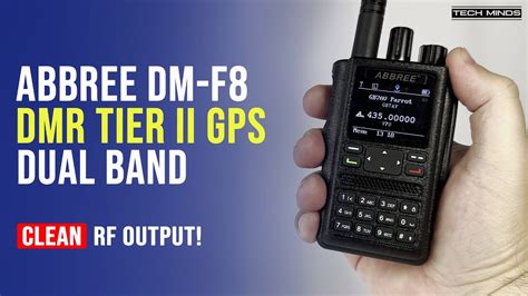 Abbree Dm F Dmr Tier Ii With Gps Dual Band Handheld Transceiver