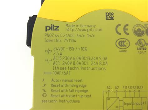 14er Set div Pilz zB PNOZ s4 C 24VDC 3n/o 1n/c Sicherheitsschalter