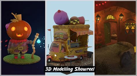 3D Modeling Texturing Showreel 2023 By Poulami Kar YouTube