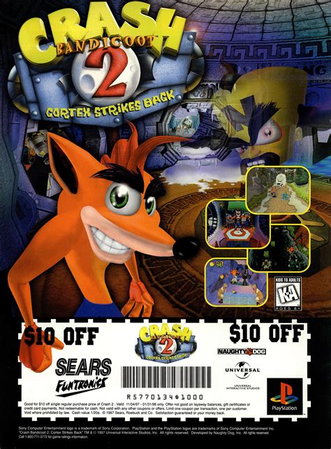 Crash Bandicoot 2 Cortex Strikes Back Ps1