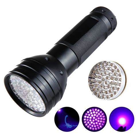 Led Flashlight Leds Nm Ultra Violet Torch Light Lamp Blacklight