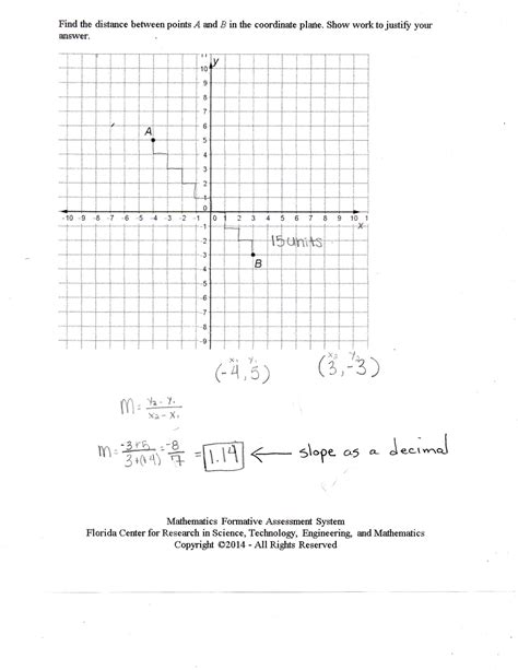 Distance On The Coordinate Plane