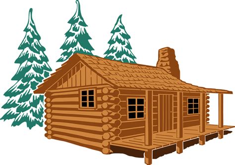 Summer Camp Cabin Clipart