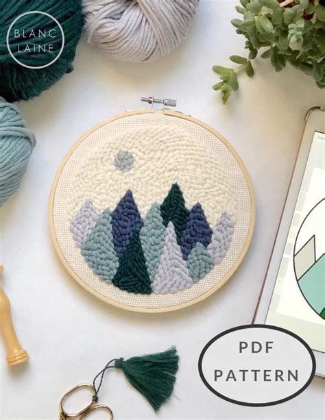 10 Beautiful Diy Punch Needle Decor Ideas Marching North