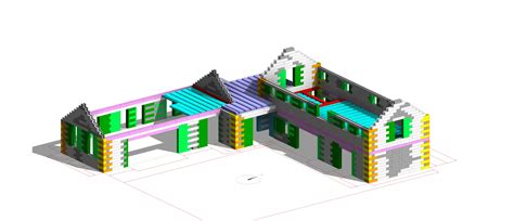 A 3D Revit BIM model of an ICF house - ThermoHouse